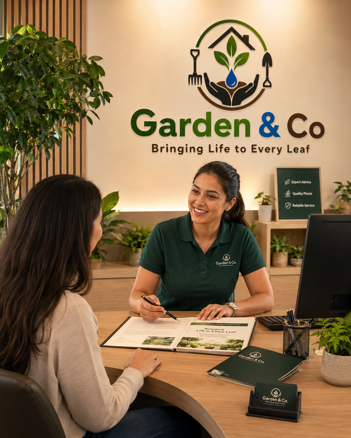 Garden & Co contact and inquiry reception support