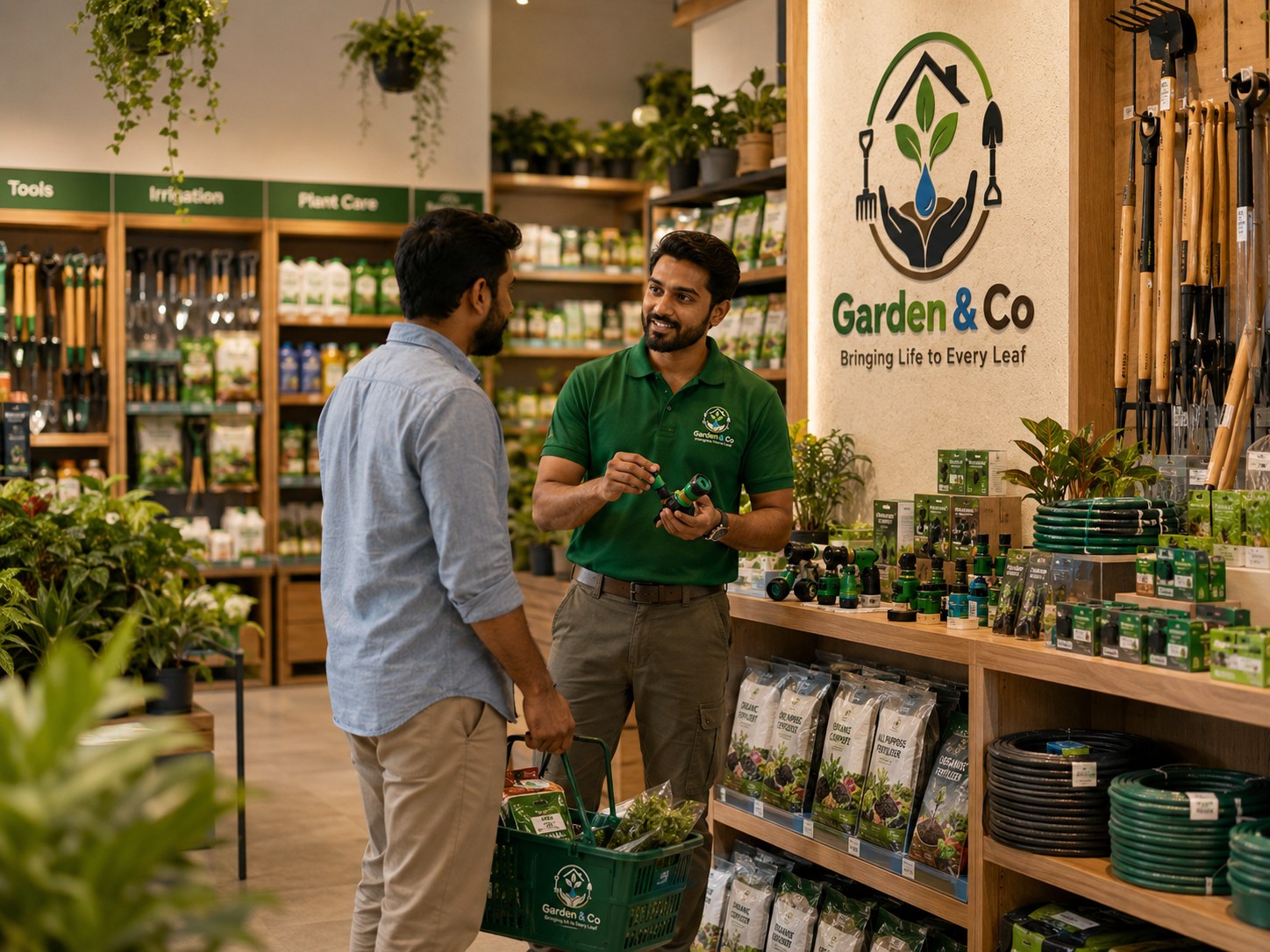 Garden & Co tool shop customer support